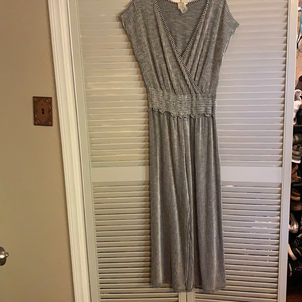 Black and white jumpsuit